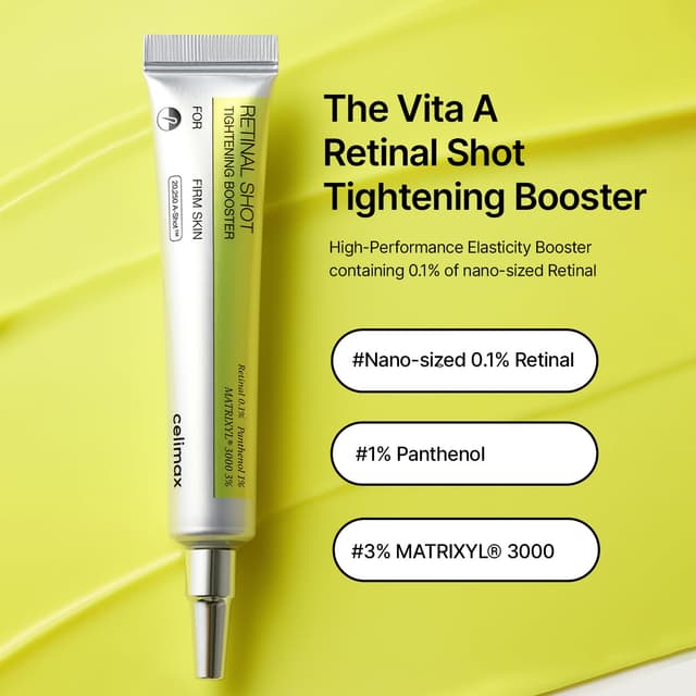 Detalle de Celimax The Vita A Retinal Shot Retinol Serum 0.1% 3% Matrixyl
