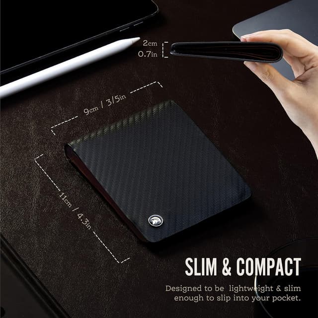 Detalle 1 de POWR Mens Wallet RFID blocking 6 slots