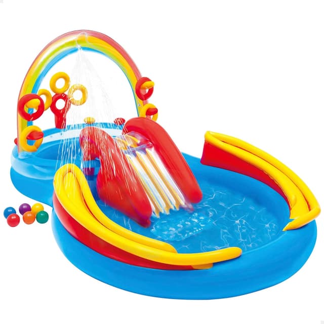 Detalle de Intex Rainbow Ring Play Centre 297x193 cm