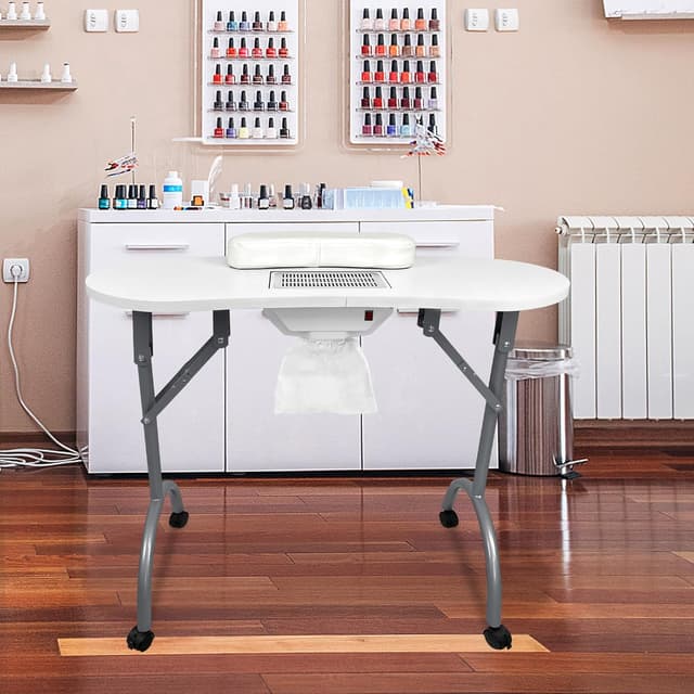 Detalle 2 de YRHome table de manucure pliable 98 x 44 x 77