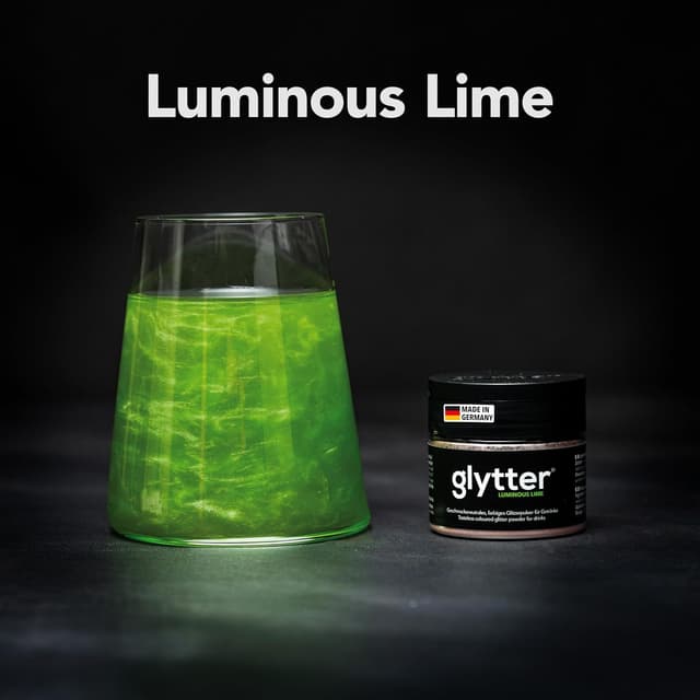 Thumbnail 1 de Glytter Glitzerpulver Neongrün 100 Getränke 🍹