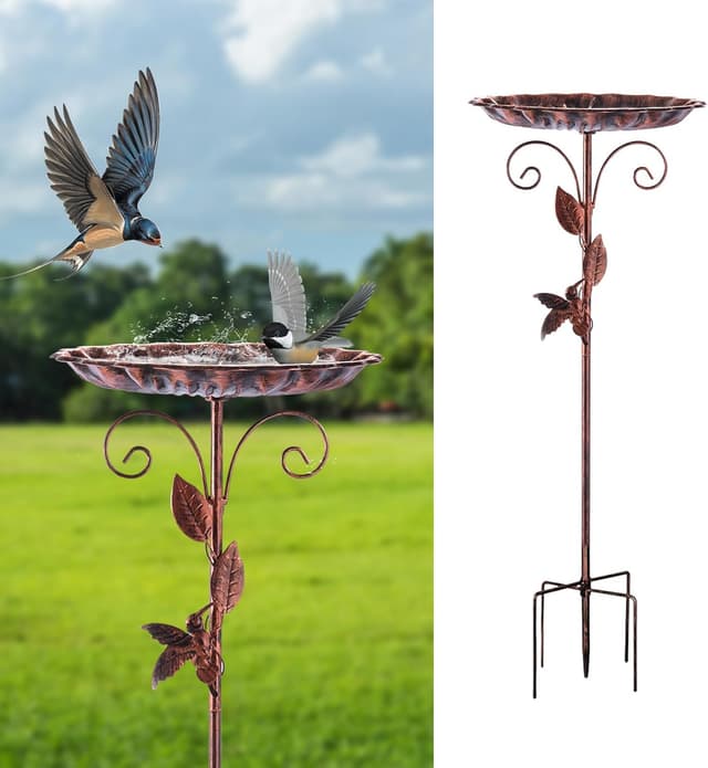 Detalle de Restorgan Vogelbad 35 cm Garten, Metall