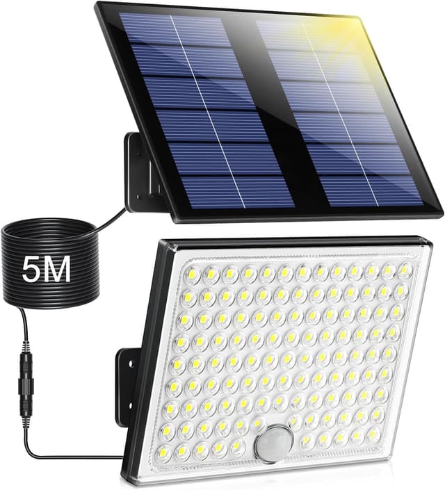 Detalle de Realky Lámpara Solar Exterior Sensor de Movimiento