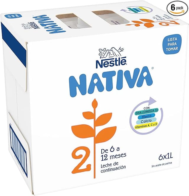 Imagen de Nestlé Nativa 2 Leche de Continuación para Bebés, 6L 🍼 en OfertitasTOP