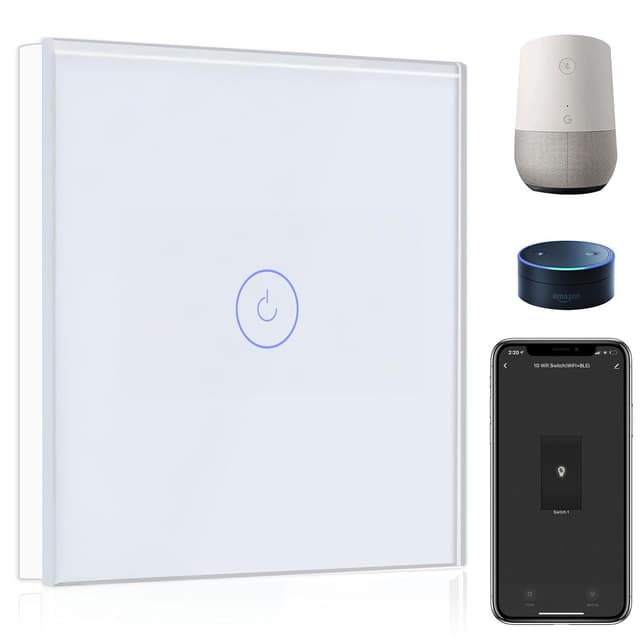 Detalle de BSEED smart light switch, 1 gang WiFi