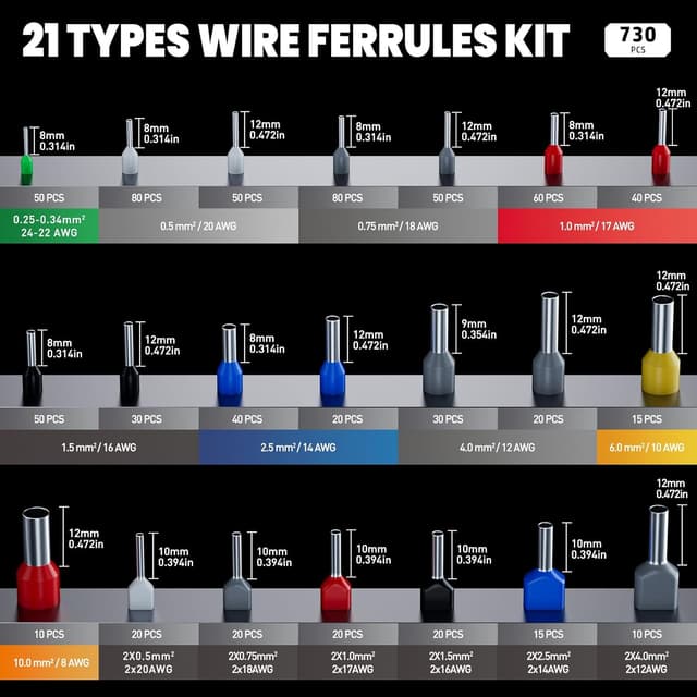 Thumbnail 1 de PEBA Set Pinza Crimpatrice 21 misure 🛠