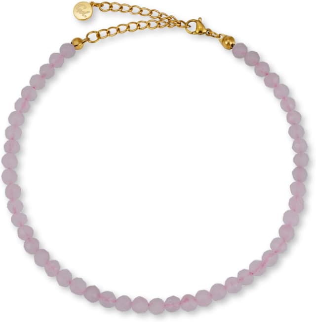 Thumbnail 6 de GD GOOD.designs EST. 2015 Bracelet de cheville pour femme en perles fines (4 mm) – pierre naturelle multicolore, fermoir ajustable