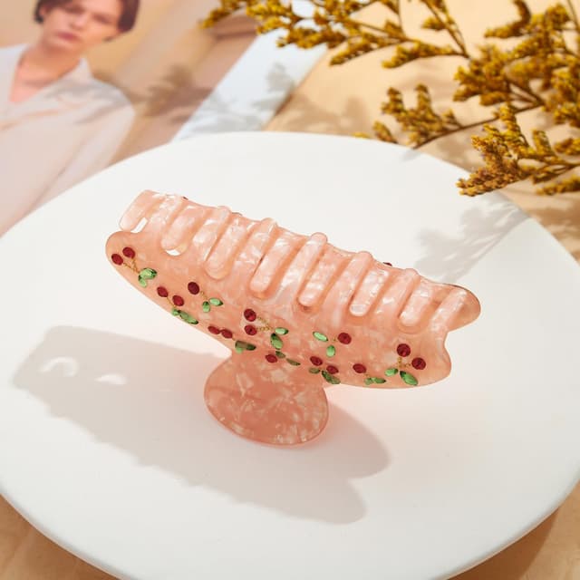 Thumbnail 3 de LILIE&WHITE Fermaglio Rosa Marmorizzato