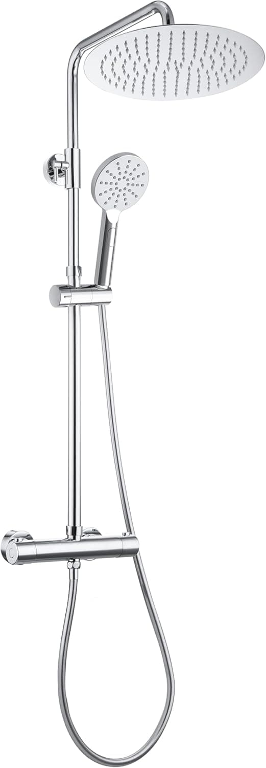 Detalle de Görbach Columna Ducha Termostática 74–114 cm