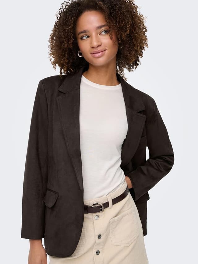 Thumbnail 6 de ONLY Onlina Life L/S Faux Suede Blazer TLR da donna (pacco da 1)