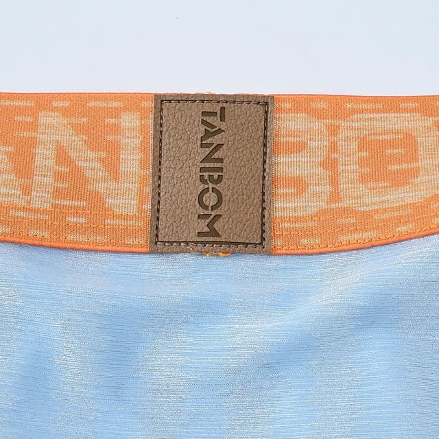 Detalle de BIATWOWR Herren-Boxershorts im 3er-Set: offene Boxershorts mit atmungsaktivem Nylon