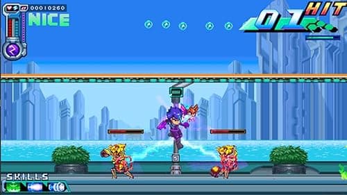 Detalle 2 de Berserk Boy para Nintendo Switch (Red Art Games): plataformas con formas de poder y combos