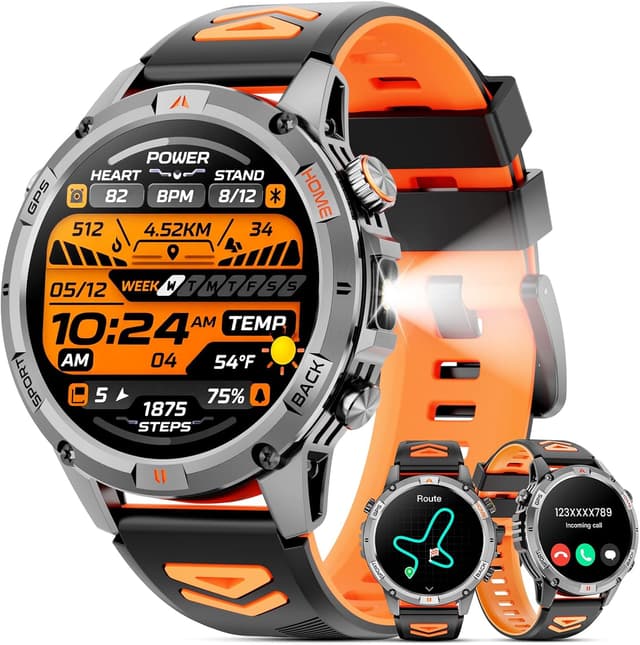 Detalle de Military Smartwatch 1.46" GPS fitness tracker