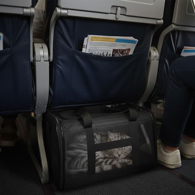 Detalle 2 de Conlun Katzenboxe 43×28×28 cm 🐱