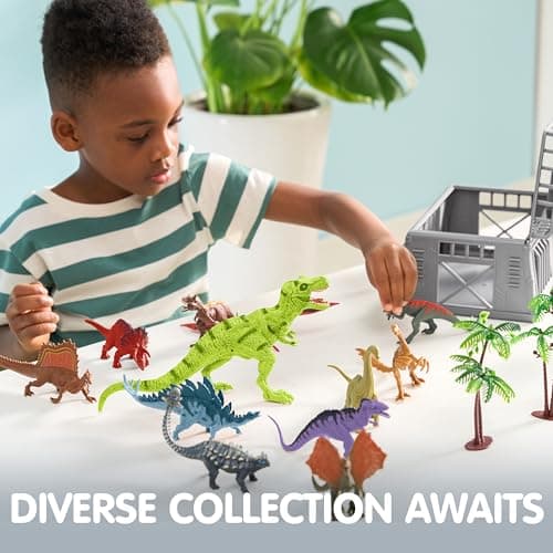 Thumbnail 5 de JOYIN Dinosaurios para niños con juegos y almacenamiento🦕