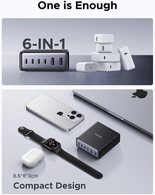 Thumbnail 4 de UGREEN 100W 6-Port USB‑C Charging Station