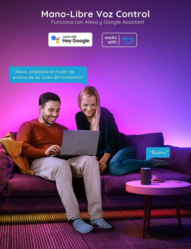 Thumbnail 2 de Govee Tiras LED WiFi 5M RGBIC con Control por App & Asistentes