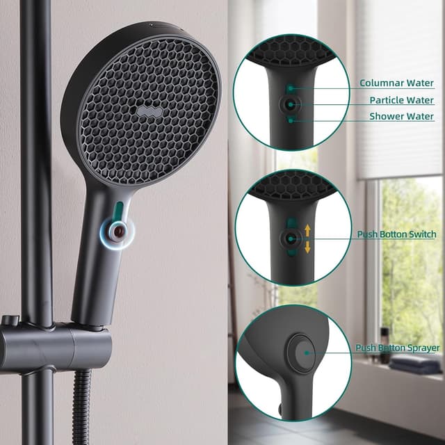 Detalle de Pommeau de douche BECMai 130 mm