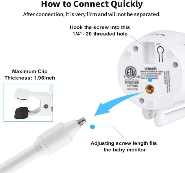 Thumbnail 4 de TONTON Babyphone Halterung 360°