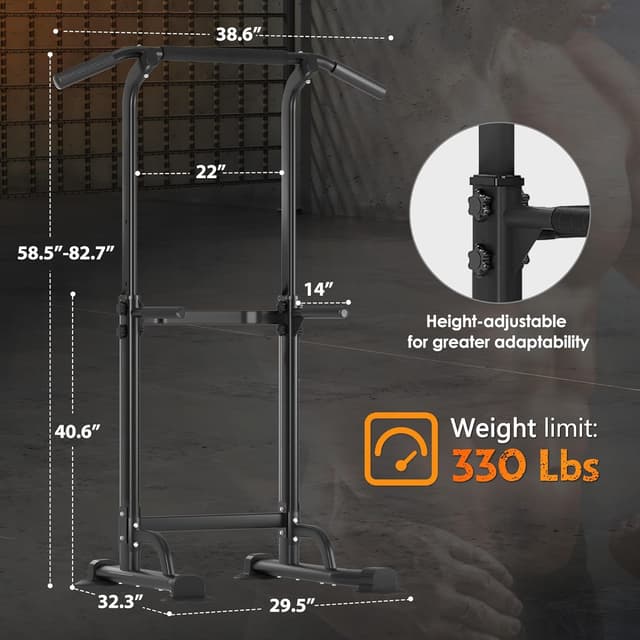 Detalle 2 de AuraCraft Power Tower barra per trazioni 330LB 🏋