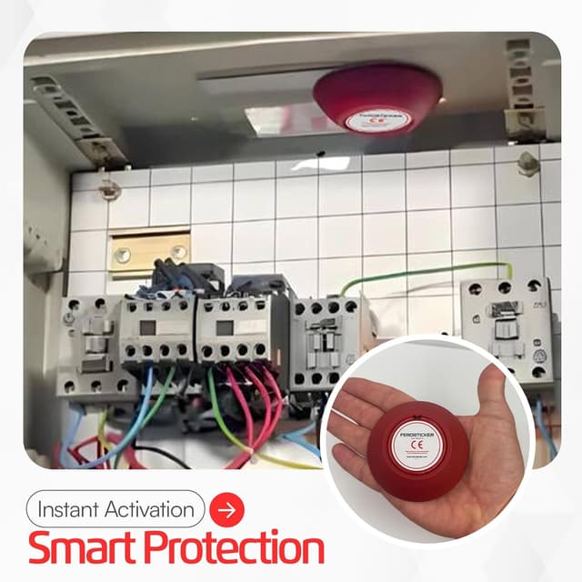 Thumbnail 2 de FEROSTICKER Pequeño Extintor Automático F03 80 g