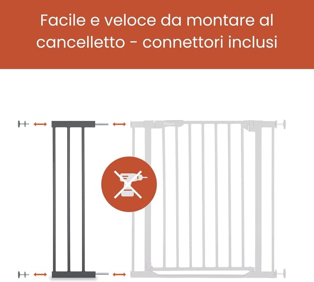 Thumbnail 4 de hauck Estensione 21 cm per cancello 🚪