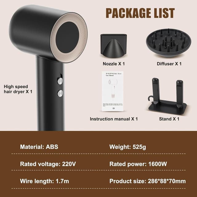 Thumbnail 6 de Vasip Föhn 140.000 U/min Haartrockner