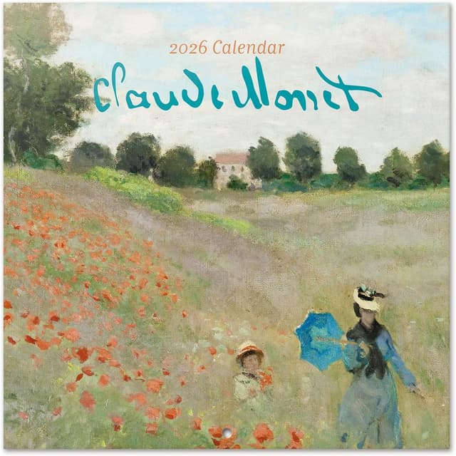 Detalle de Grupo Erik Calendario muro Monet 2026 mensile 30x30 cm 📅