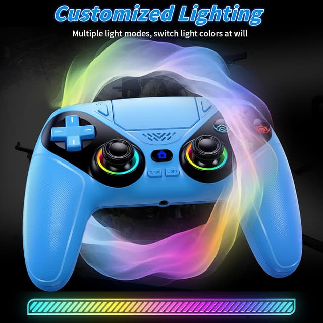 Thumbnail 2 de Gamrombo RGB Wireless Controller for PS5 Bluetooth