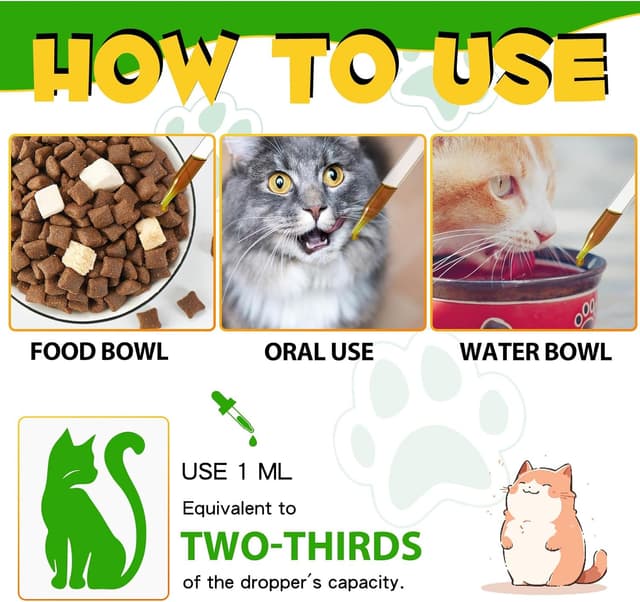 Detalle de Onznoz Verstopfung Relief für Katzen mit Probiotika (60 ml) – sanfte Hilfe bei Verstopfung