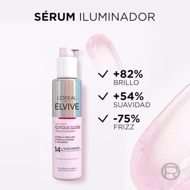 Thumbnail 4 de L'Oréal Elvive Sérum Glycolic Gloss ✨ Cabello brillante y suave