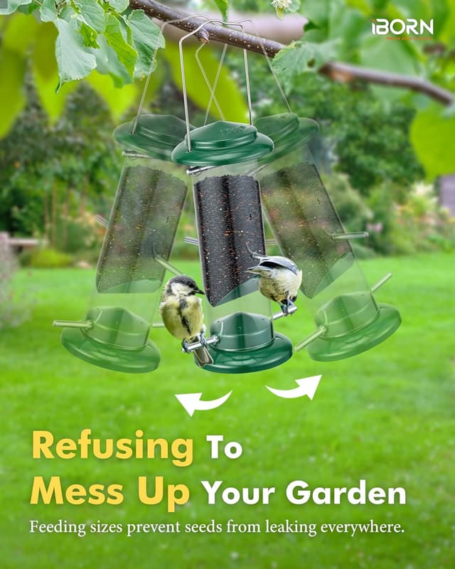 Thumbnail 4 de iBorn Niger Seed Bird Feeder