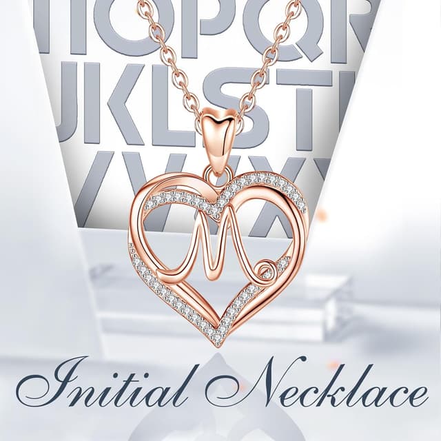 Thumbnail 6 de INFUSEU Collana cuore con lettera A