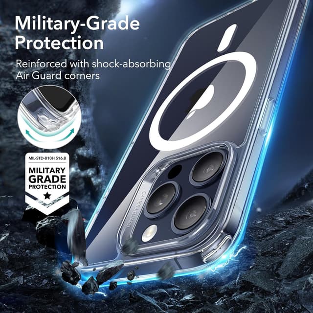 Detalle 2 de ESR Classic Clear Case for iPhone 15 Pro Max