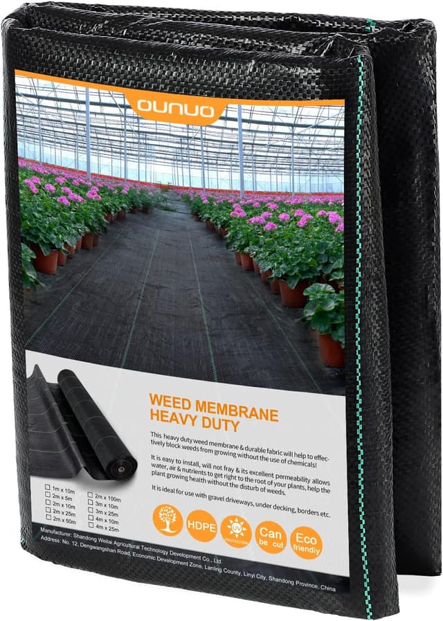 Detalle de OUNUO Unkrautvlies 3x10m 90 g/m²