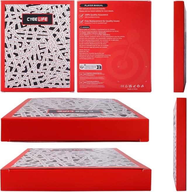 Thumbnail 6 de CareGames 12-teilige Softdart-Set (16 g) mit PVC-Schäften und 24 Ersatzspitzen