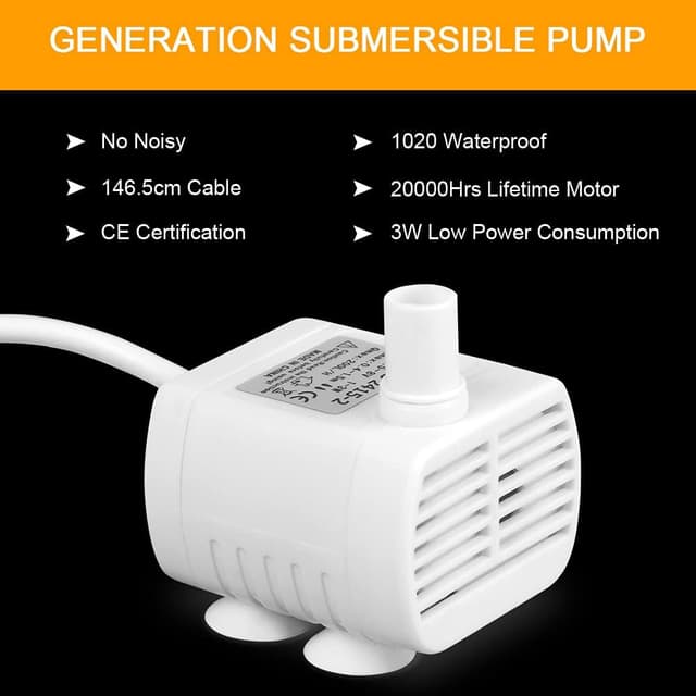 Thumbnail 5 de Flintronic USB Mini Aquarium Pumpe 200L/H