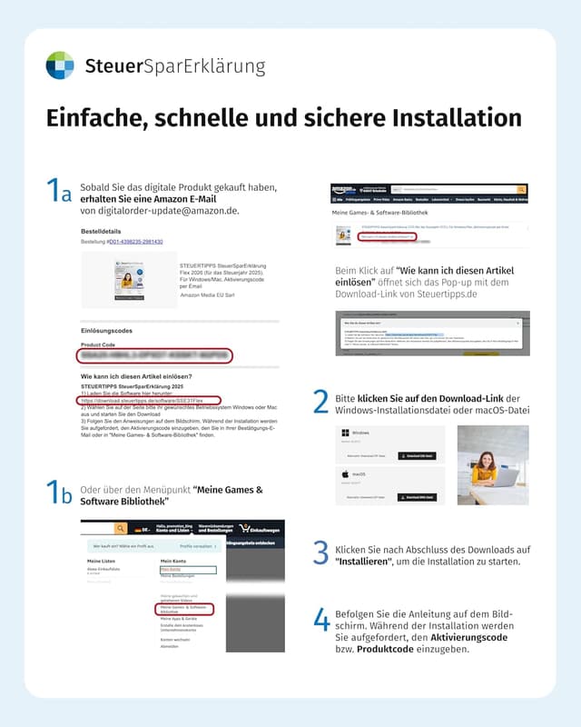 Thumbnail 1 de SteuerSparErklärung Flex 2026 Steuersoftware 🧾