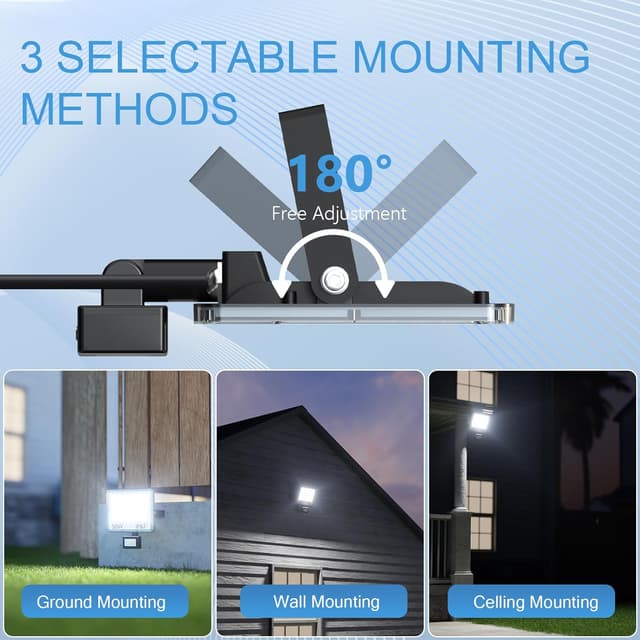 Thumbnail 5 de TOPAUBUB Projecteur LED Extérieur 50W Détecteur