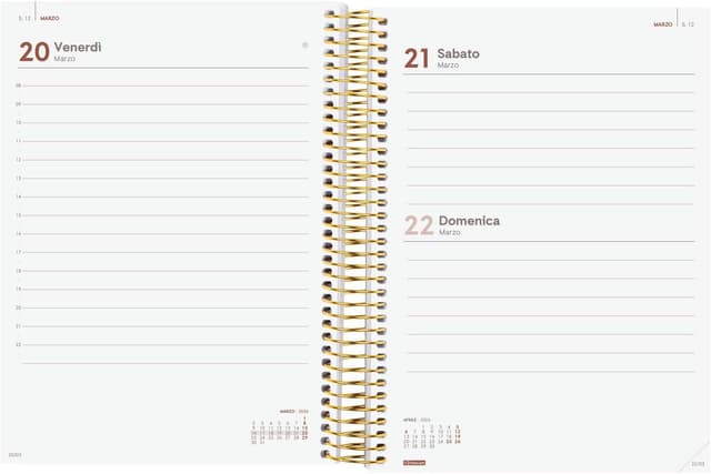 Detalle 2 de Finocam Agenda Spirale 2026 1 Giorno per Pagina 📓