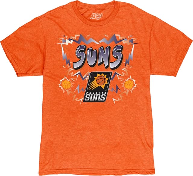 Detalle 2 de Blue 84 Phoenix Suns Heathered Alternate NBA Unisex T-Shirt (Officially Licensed)