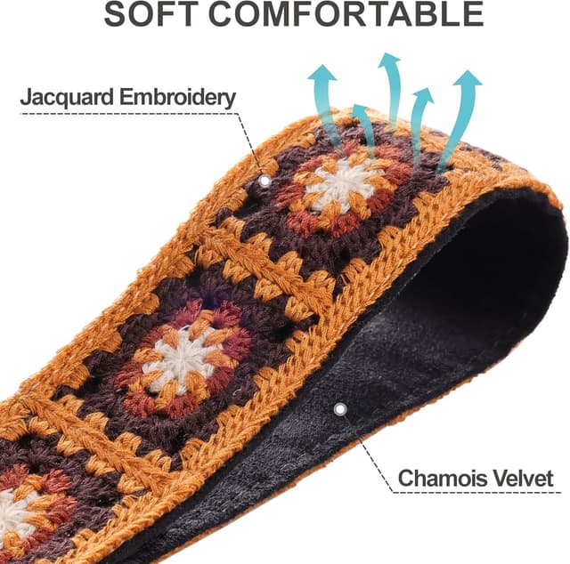 Detalle de Padwa Padwa Yellow Crochet Strap 2 inch