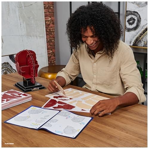 Thumbnail 5 de PUZZLES 4D CASCO IRON MAN Rompecabezas 3D 24,6 cm 🧩