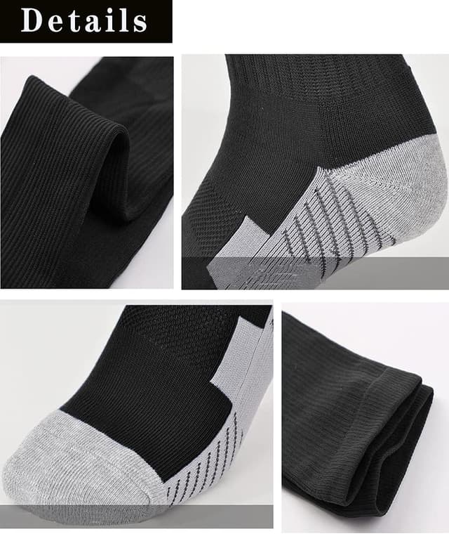 Detalle 2 de Baseball Socks 3-Pairs (Kids/Youth/Adult) Cushioned Athletic Socks for Soccer, Softball & More