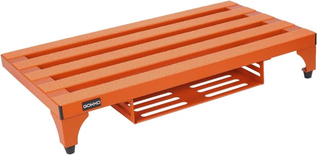 Detalle 2 de GOKKO GKA-22OR 22" Aluminum Guitar Pedalboard 🎸