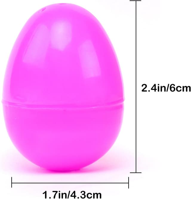 Thumbnail 4 de NEWBEA 2000 Easter Eggs 2.4 Inch Assorted Colors