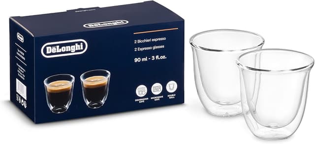 Imagen de De'Longhi DLSC310 Bicchieri Espresso 90 ml en OfertitasTOP