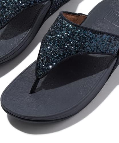 Detalle de Fitflop Lulu Toe Post ✨ Sandalias Mujer Midnight Navy 40 EU