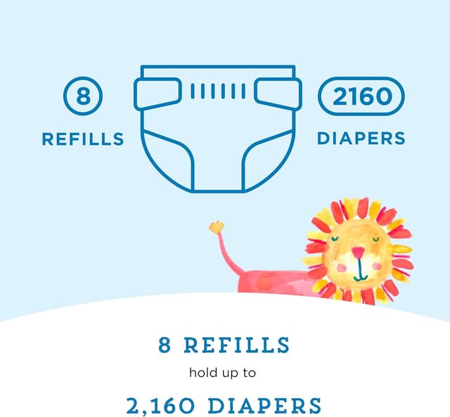 Thumbnail 3 de Mama Bear Diaper Pail Refills 1080 Count 🧷
