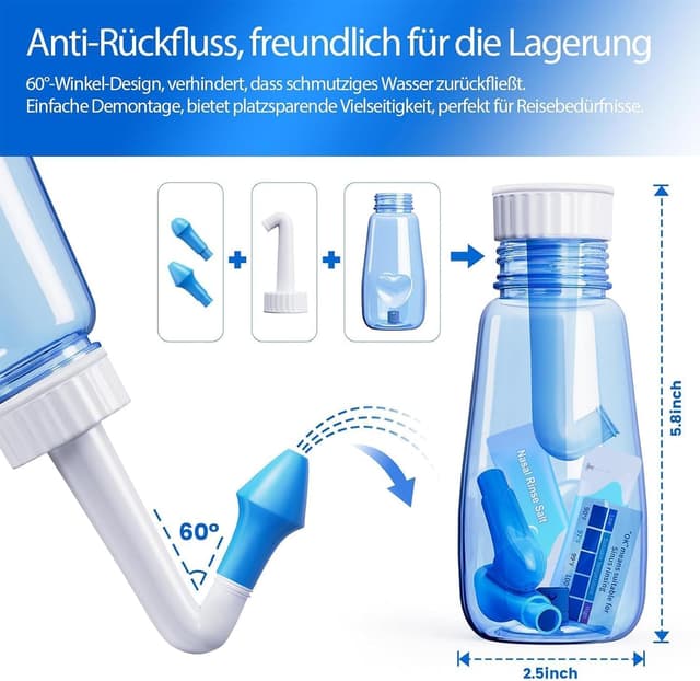 Thumbnail 4 de CYOUH Nasendusche Set 260 ml Nasenspülung
